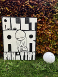 Allt Är Påhittat – originalmålning, akryl på canvas