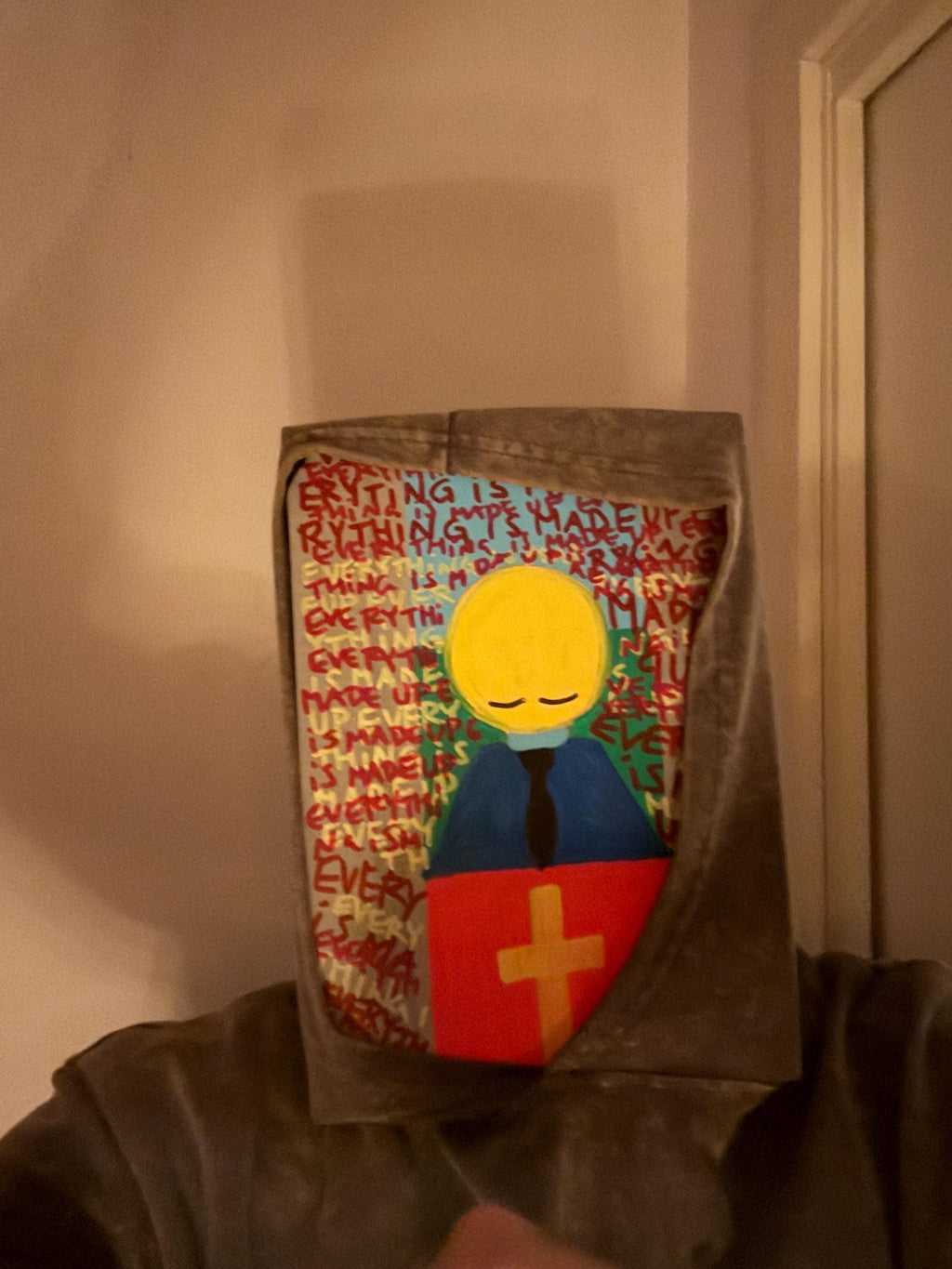 Everything Is Made Up – originalmålning, akryl på canvas
